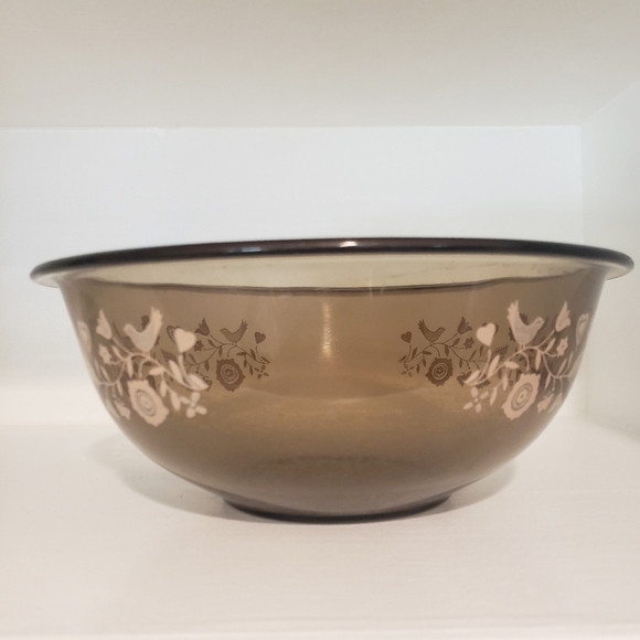 Pyrex Vintage Brown Mixing Bowl Festive Harvest - Picture 4 of 7